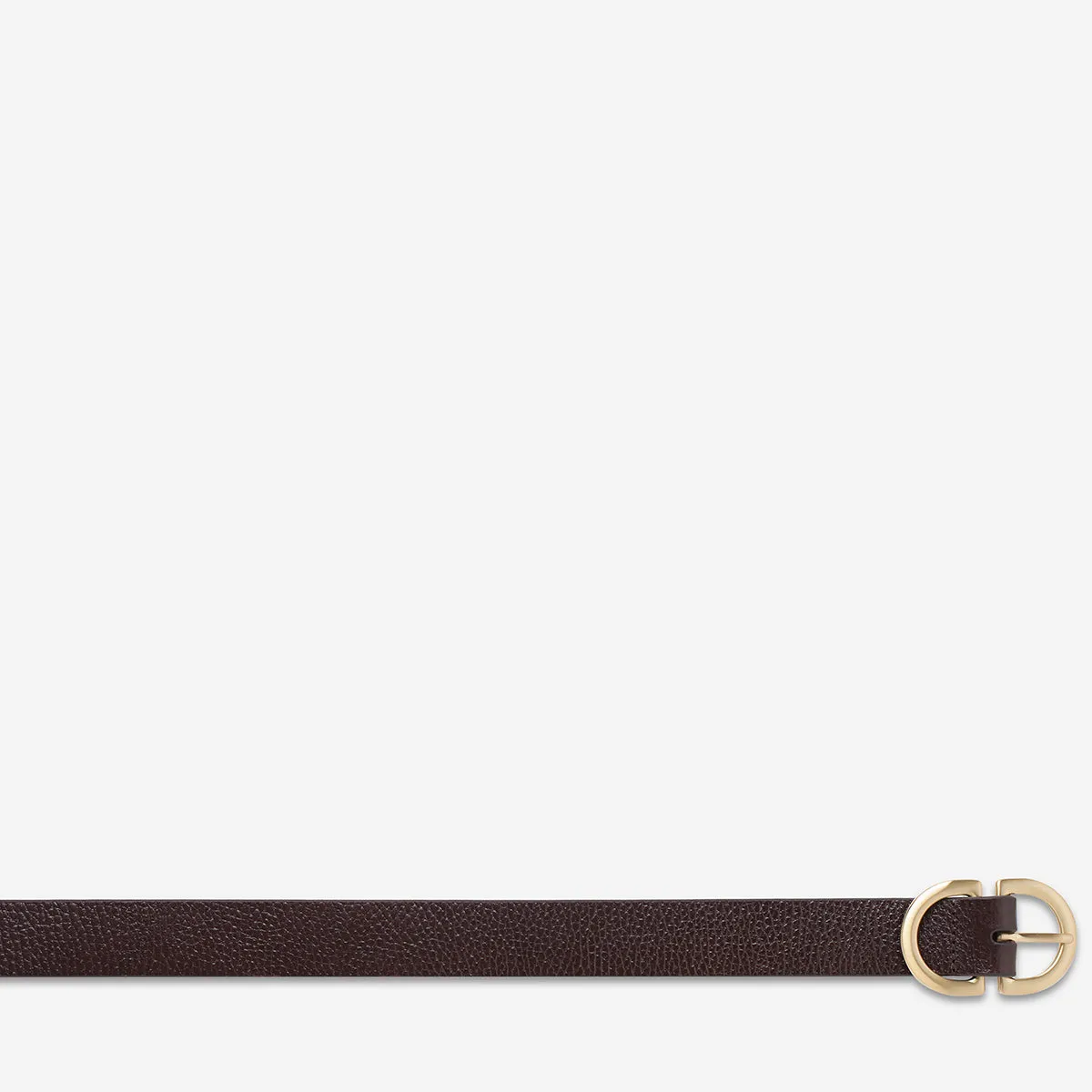 In Reverse Belt - Choc/Gold