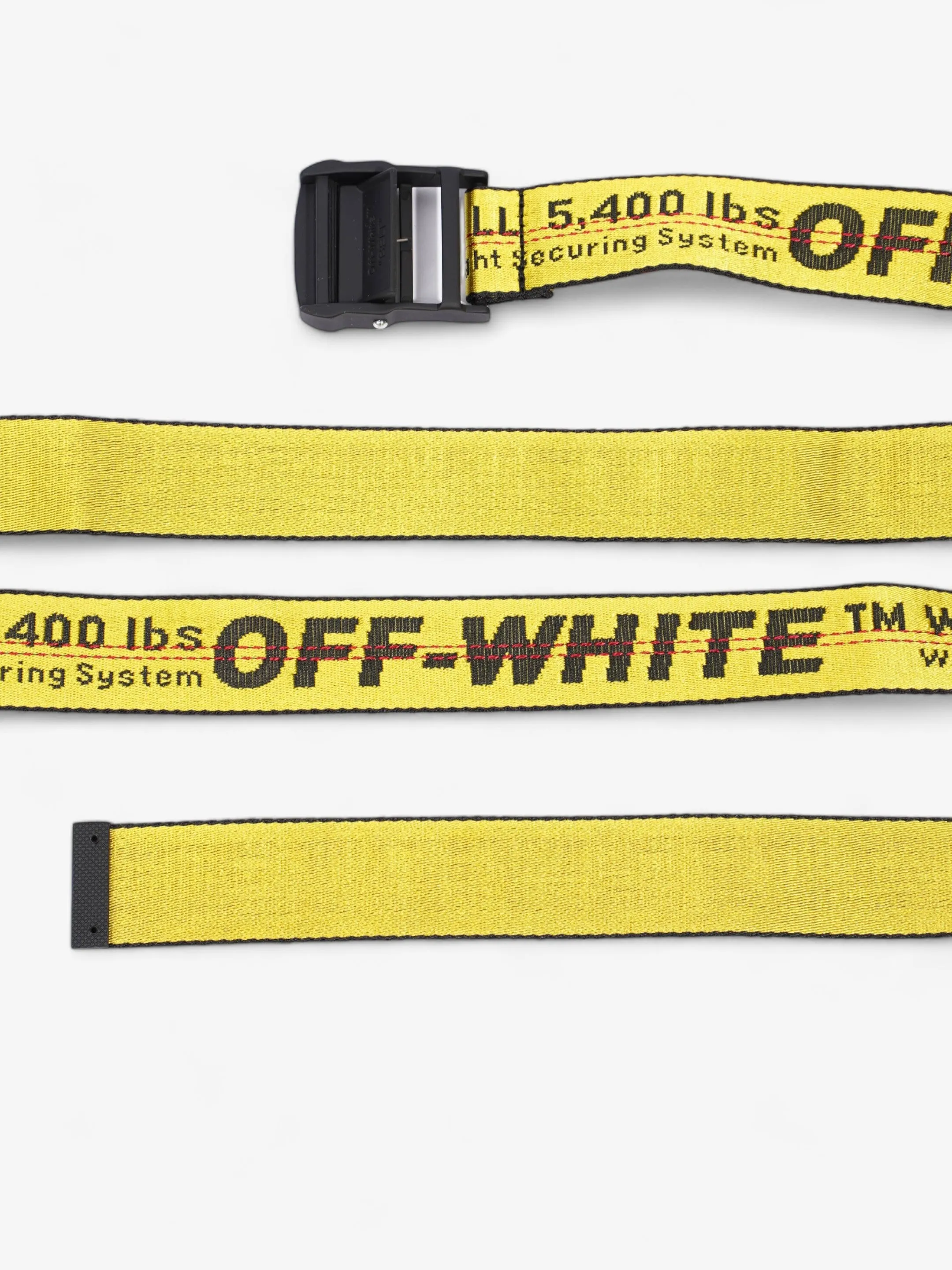 Industrial Belt Yellow Fabric