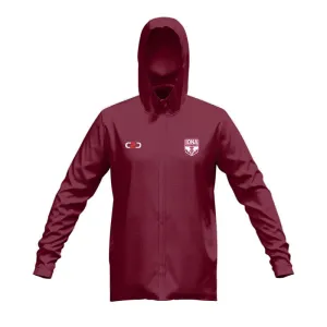 Iona SlimFit HP Tech Zip Hoodie Maroon