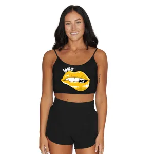 Iowa Hawkeyes Lips Spaghetti Tank