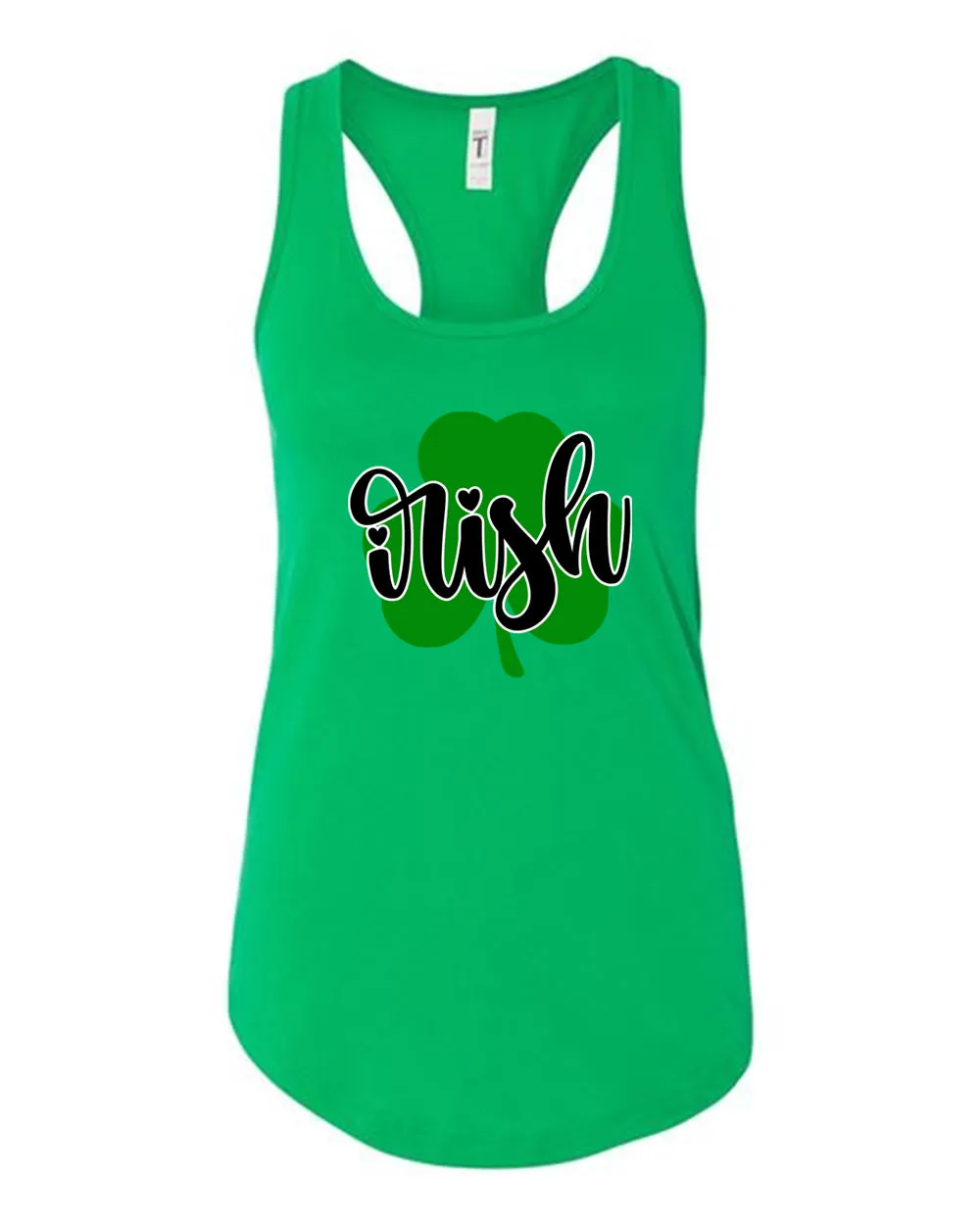 Irish clover shamrock tank top women racerback st patrick's day tank top