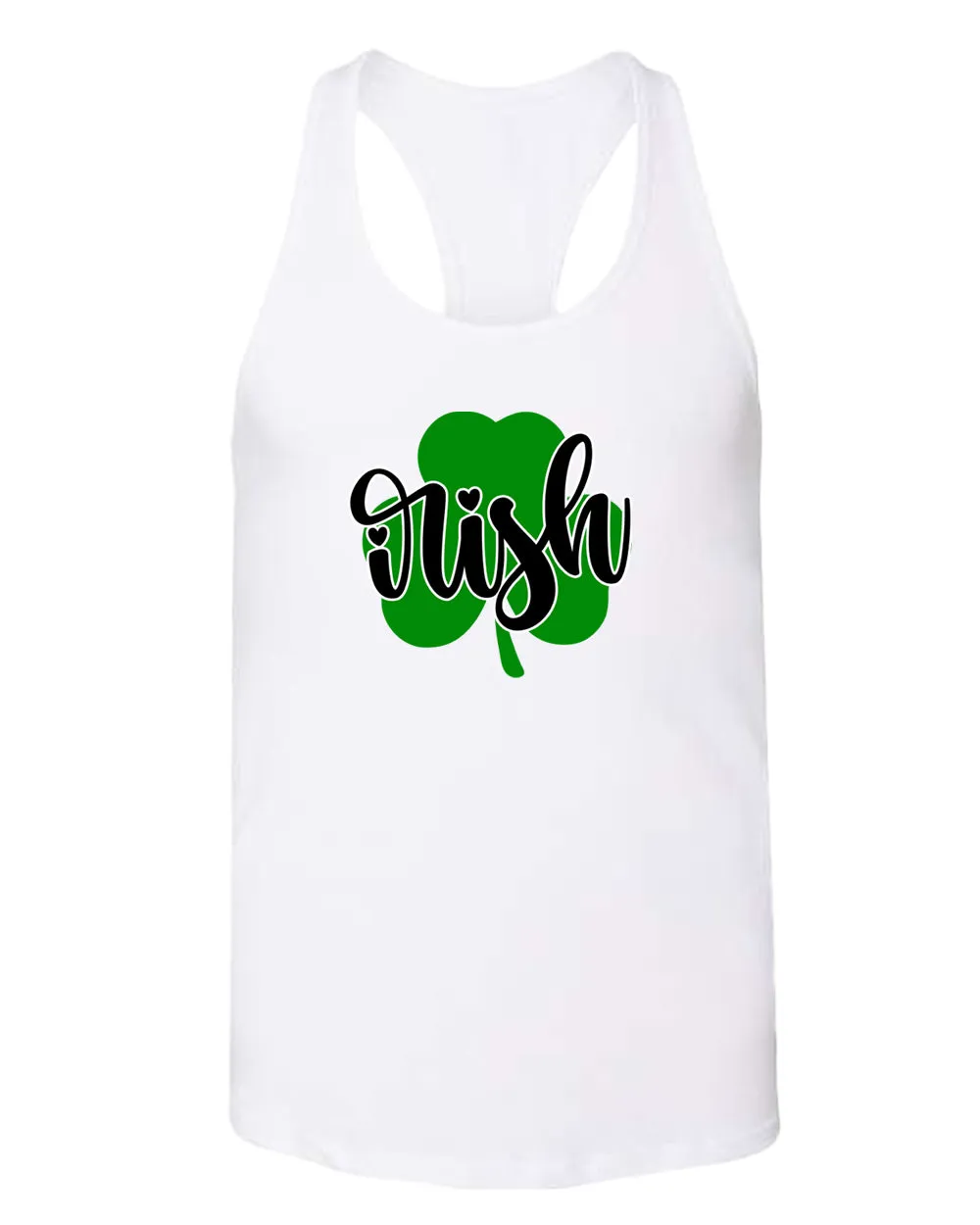 Irish clover shamrock tank top women racerback st patrick's day tank top