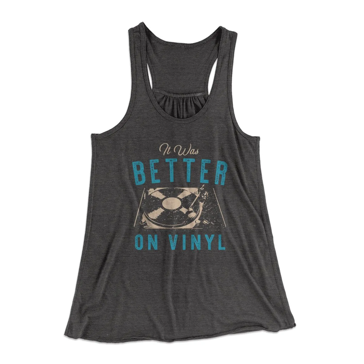 It Was Better on Vinyl Women's Flowey Tank Top