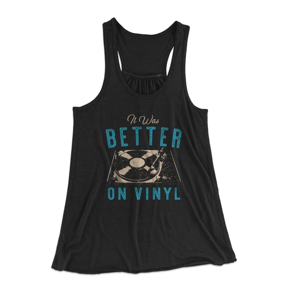 It Was Better on Vinyl Women's Flowey Tank Top