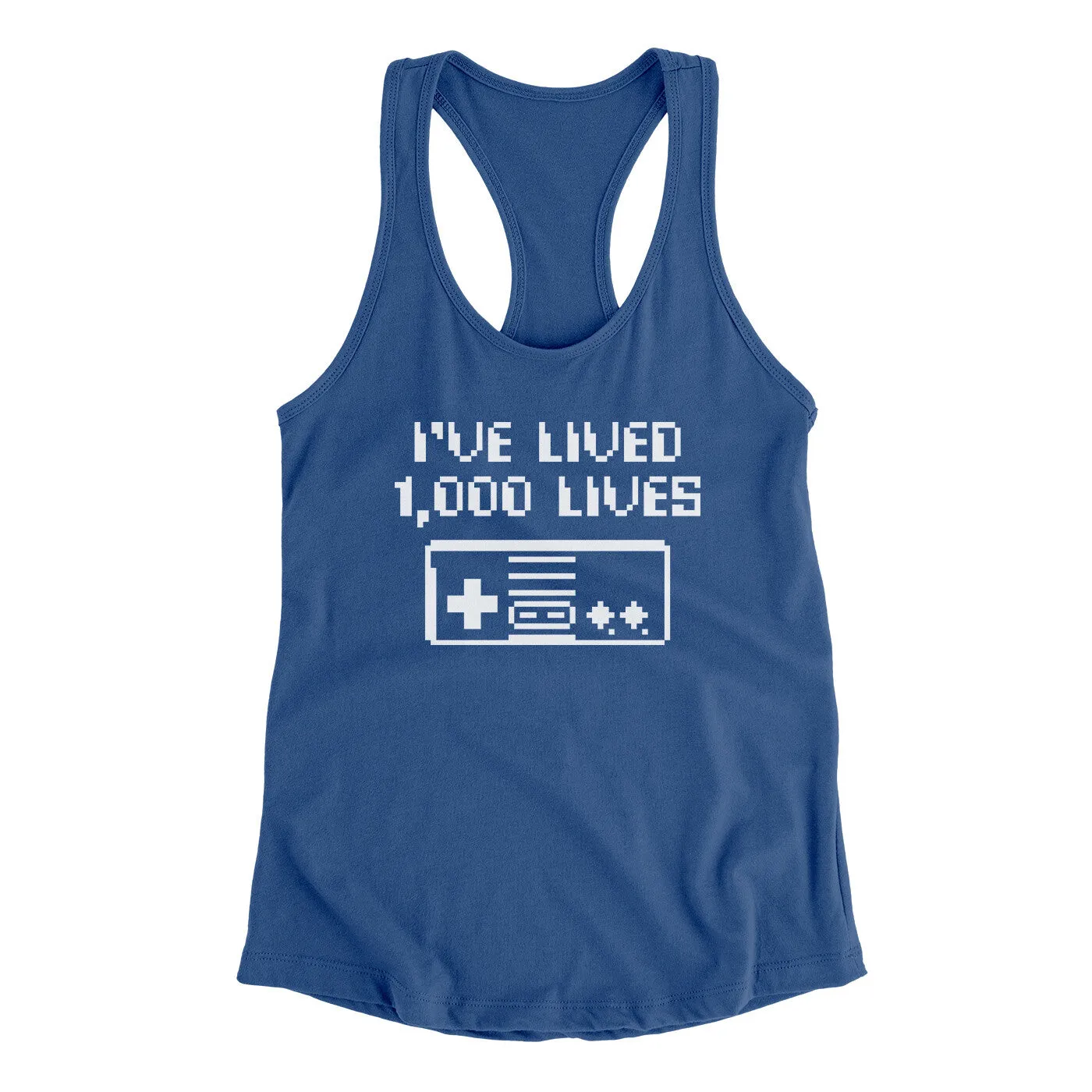 I’ve Lived 1000 Lives Women's Racerback Tank