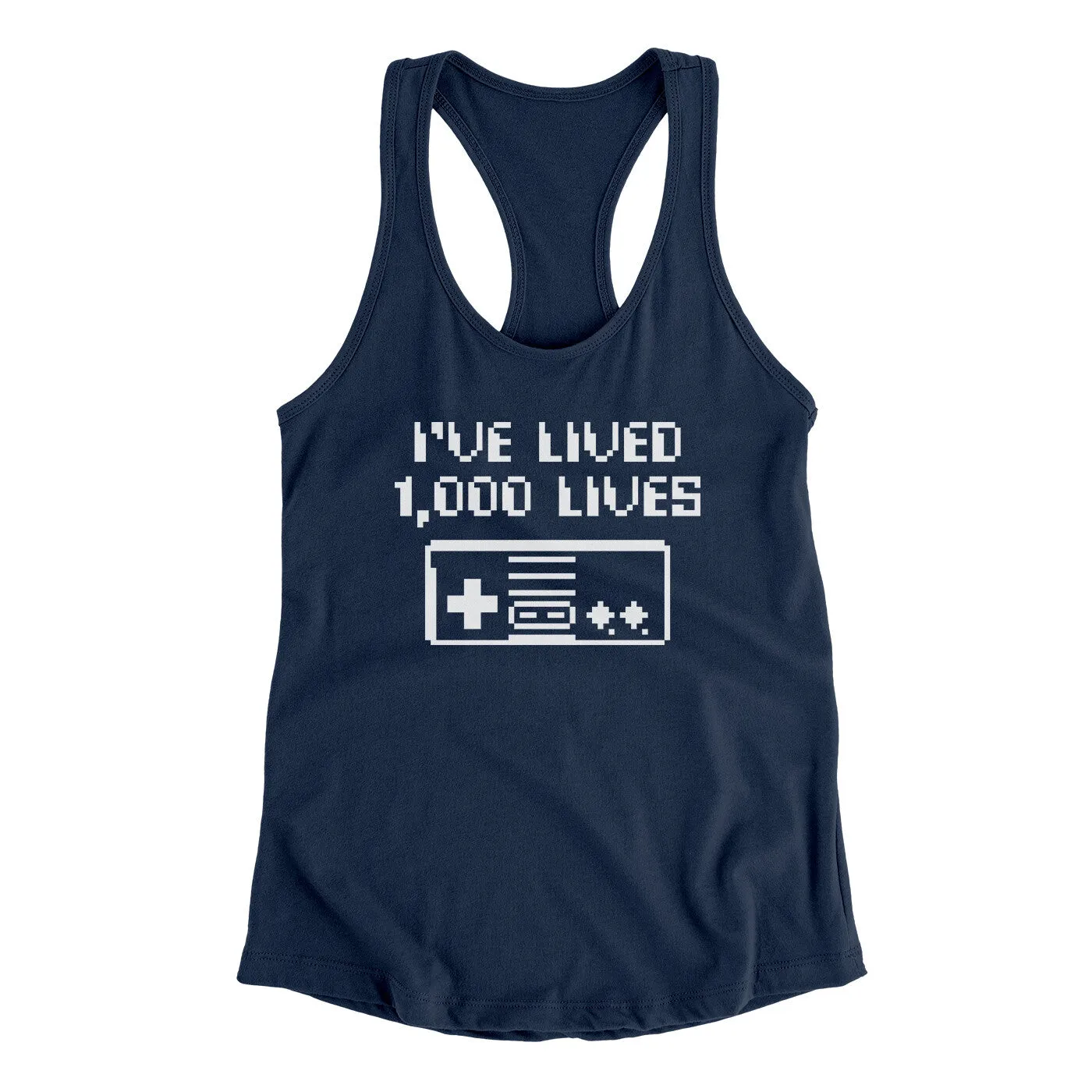 I’ve Lived 1000 Lives Women's Racerback Tank
