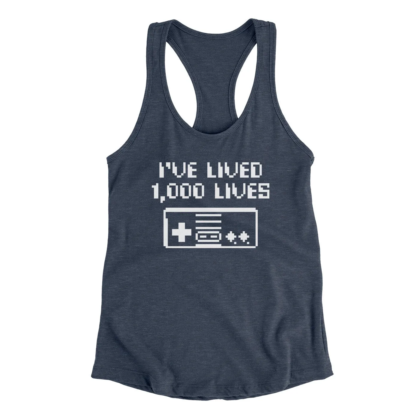 I’ve Lived 1000 Lives Women's Racerback Tank