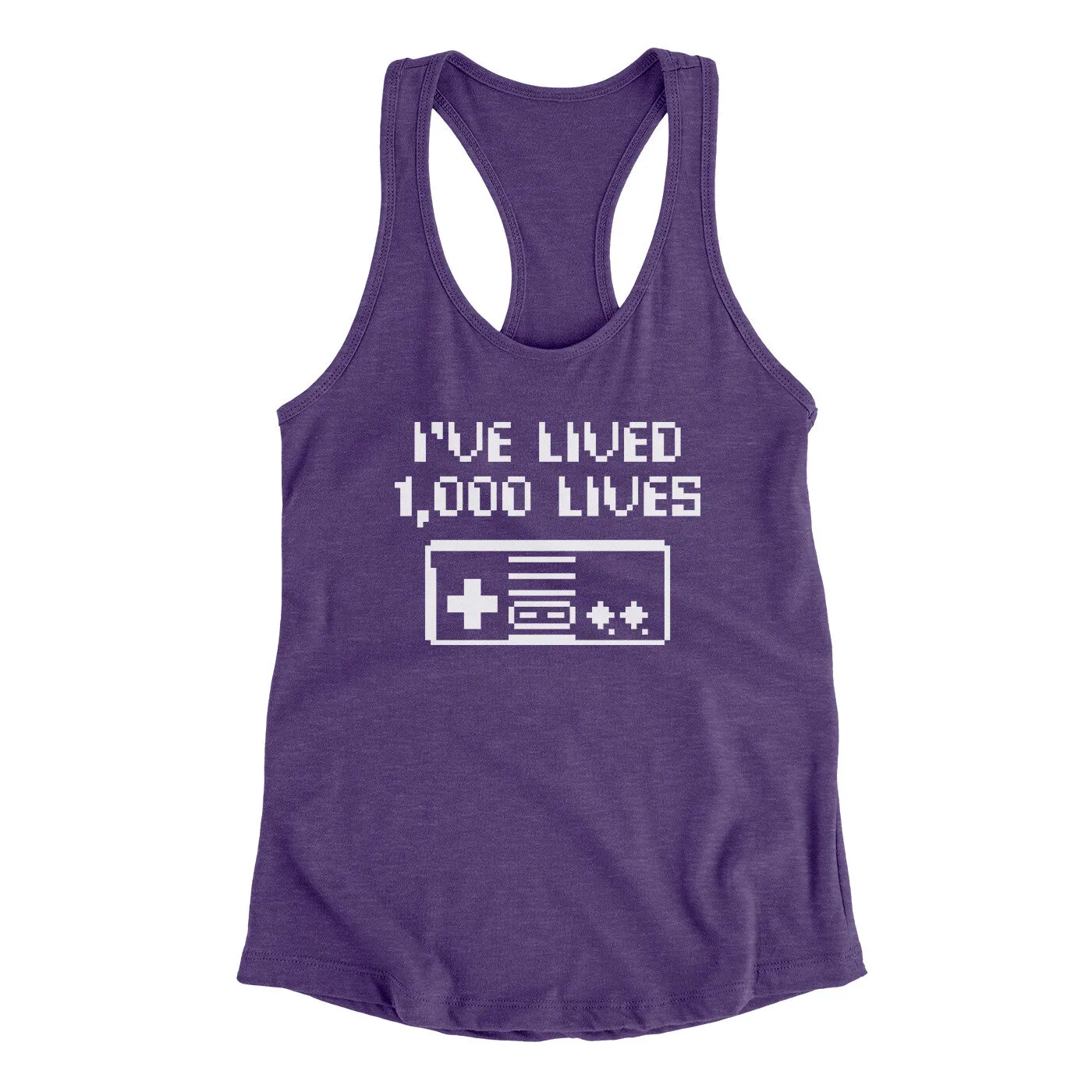 I’ve Lived 1000 Lives Women's Racerback Tank
