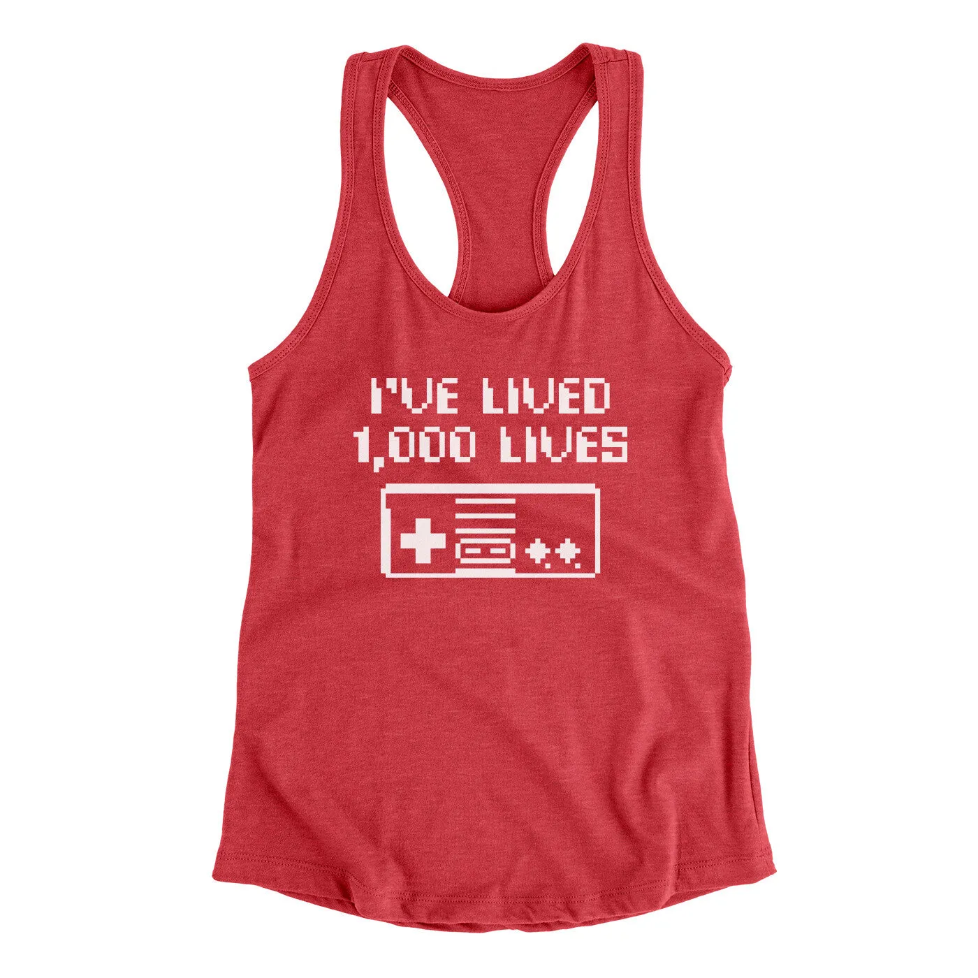 I’ve Lived 1000 Lives Women's Racerback Tank