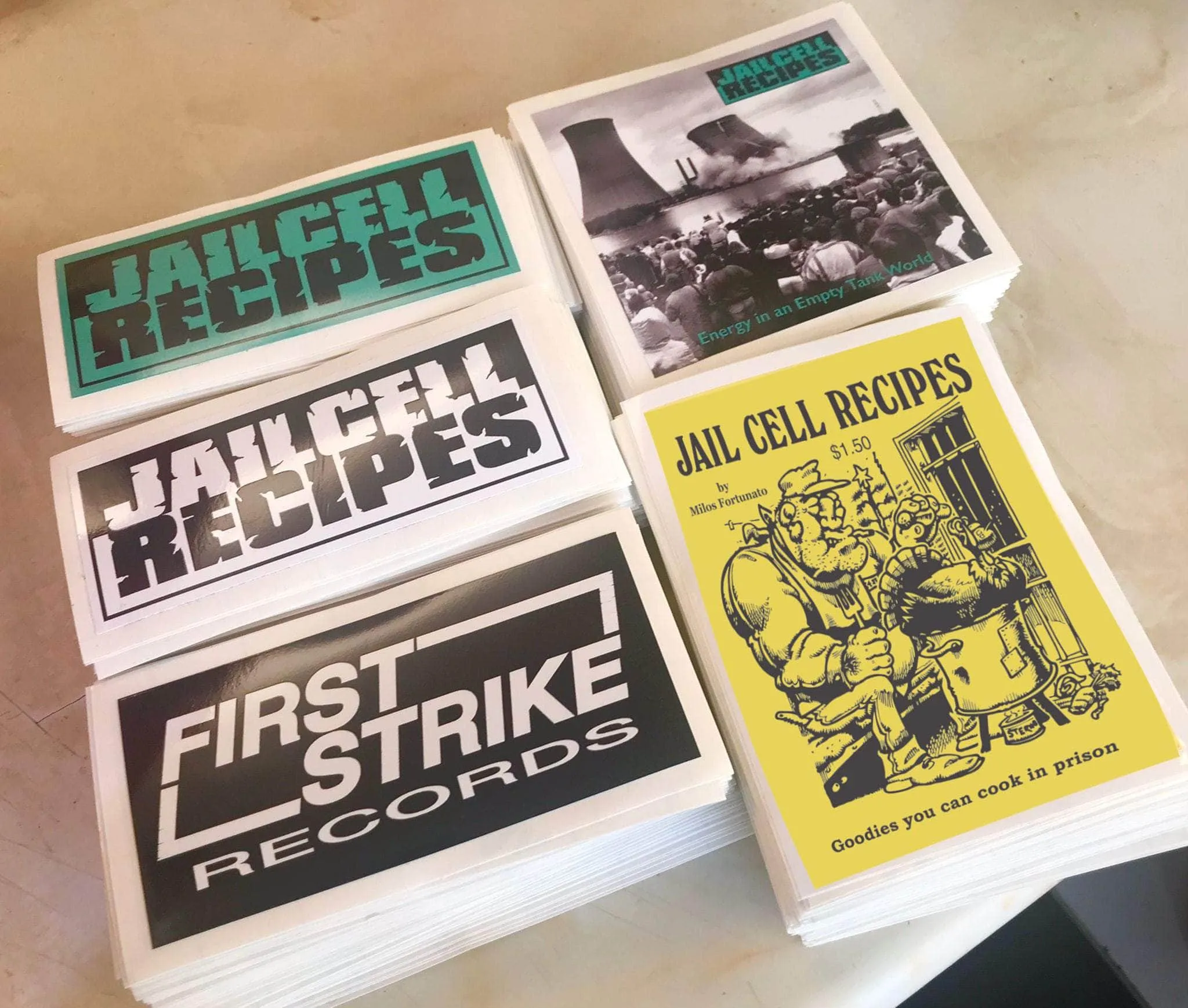 JAILCELL RECIPES Sticker Pack