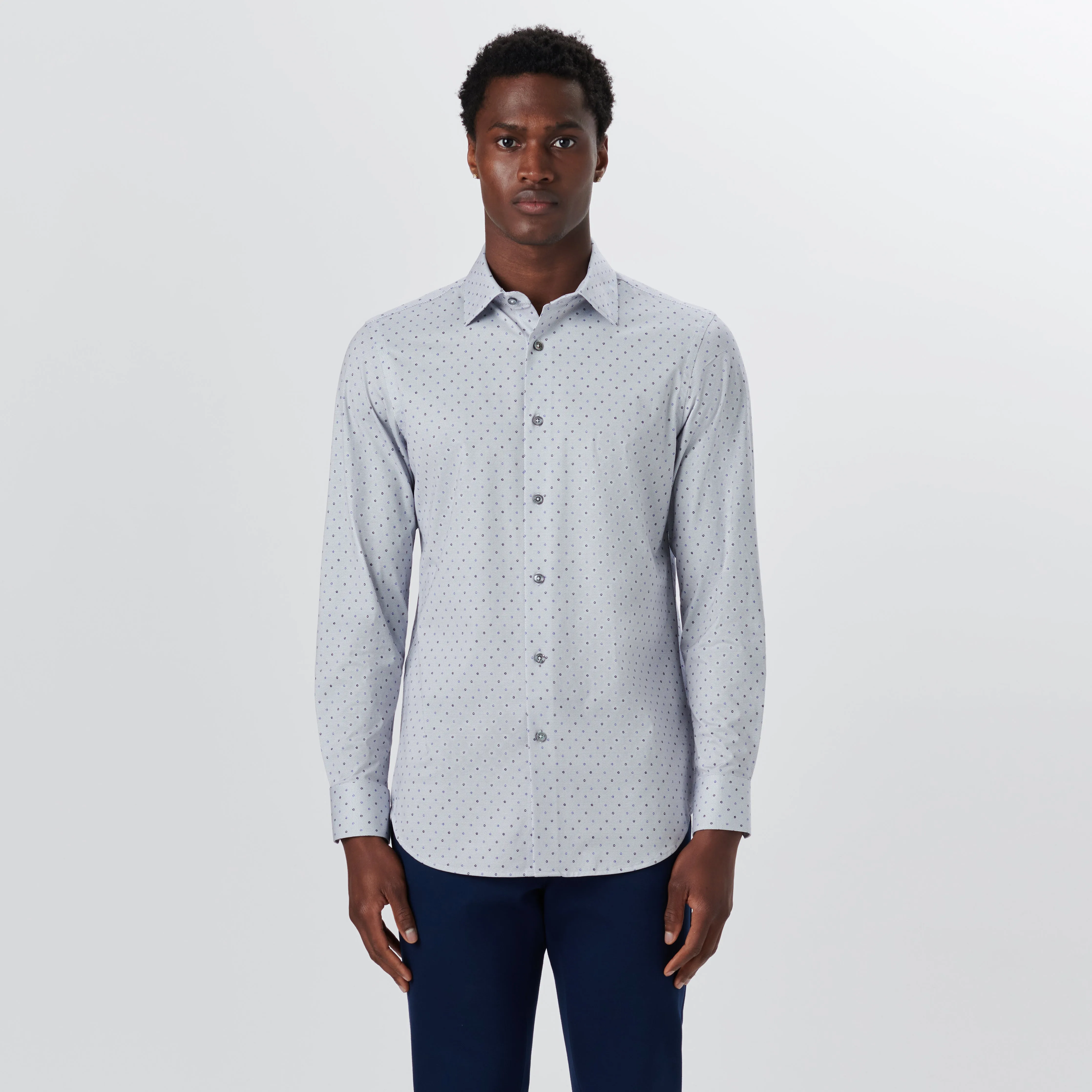 JAMES Dot Print OoohCotton Shirt