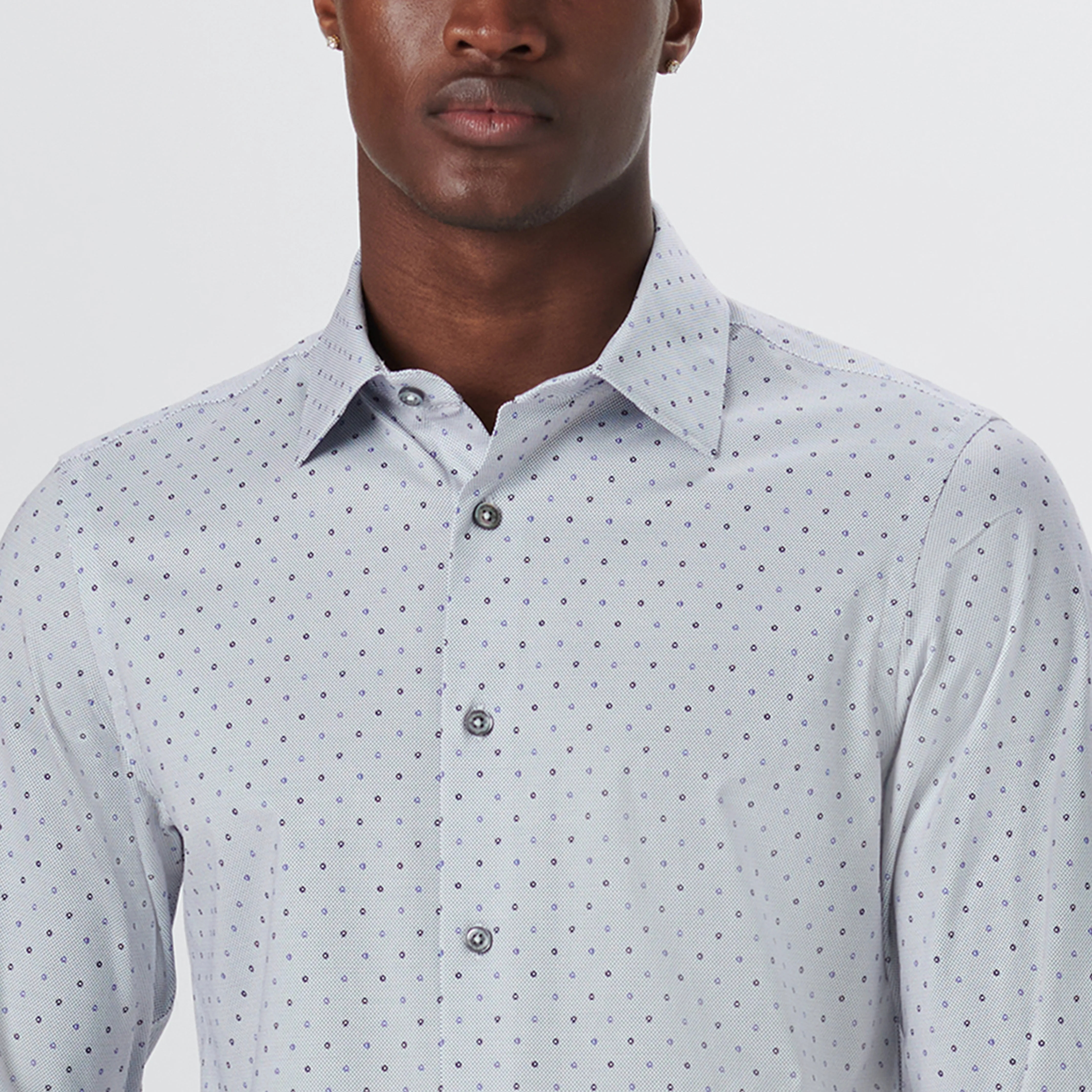 JAMES Dot Print OoohCotton Shirt