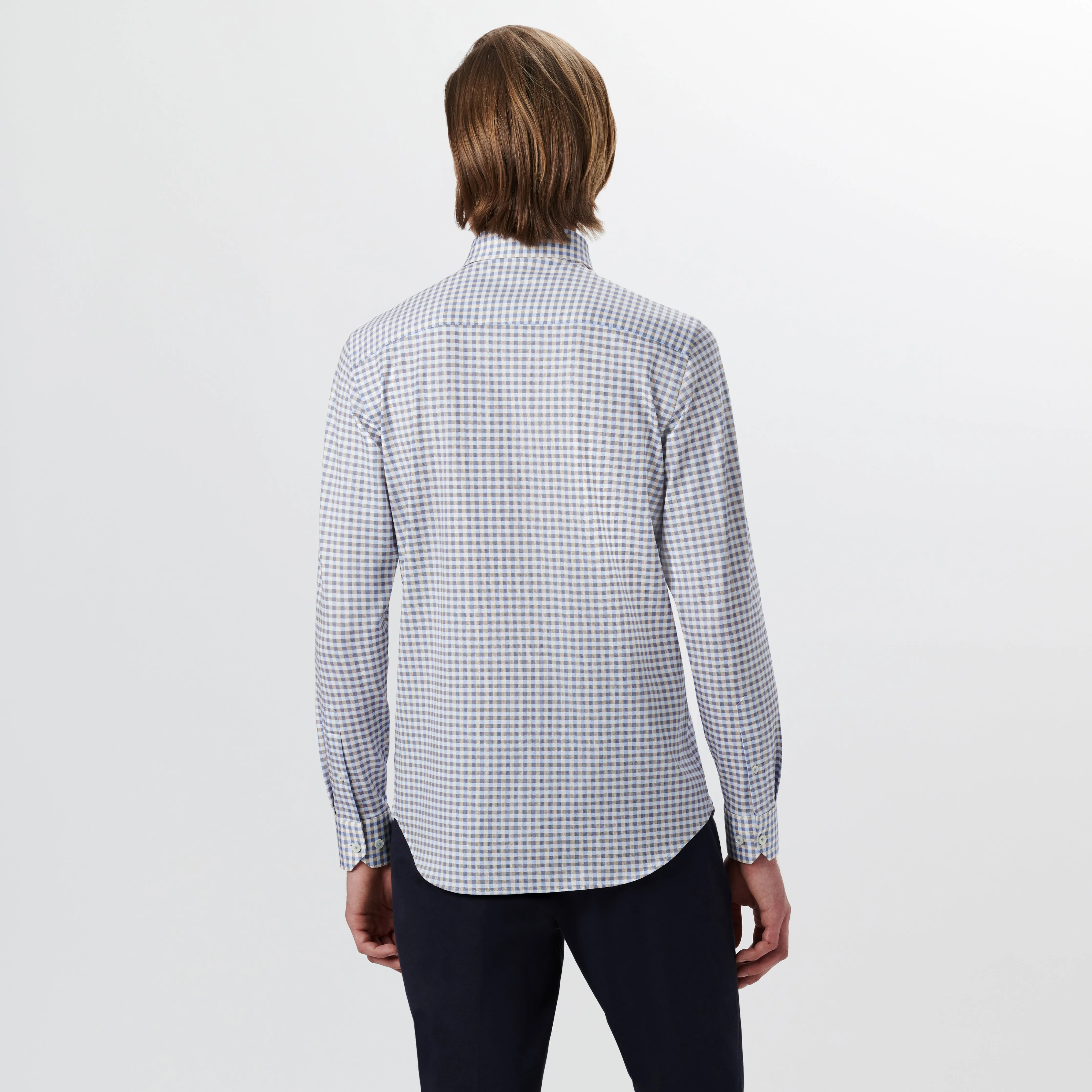 JAMES Gingham Check OoohCotton Twill Shirt