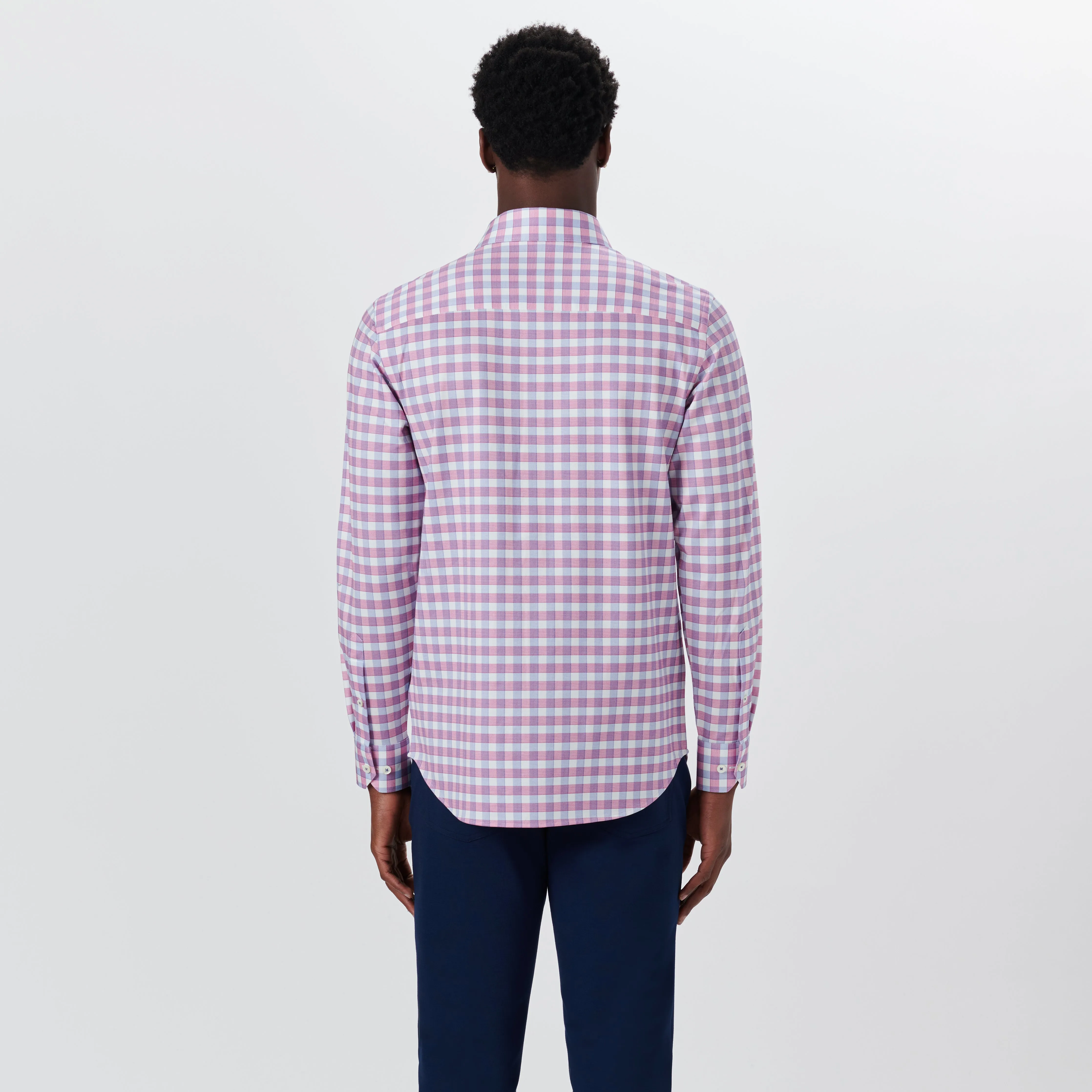 JAMES Gingham Check OoohCotton Twill Shirt