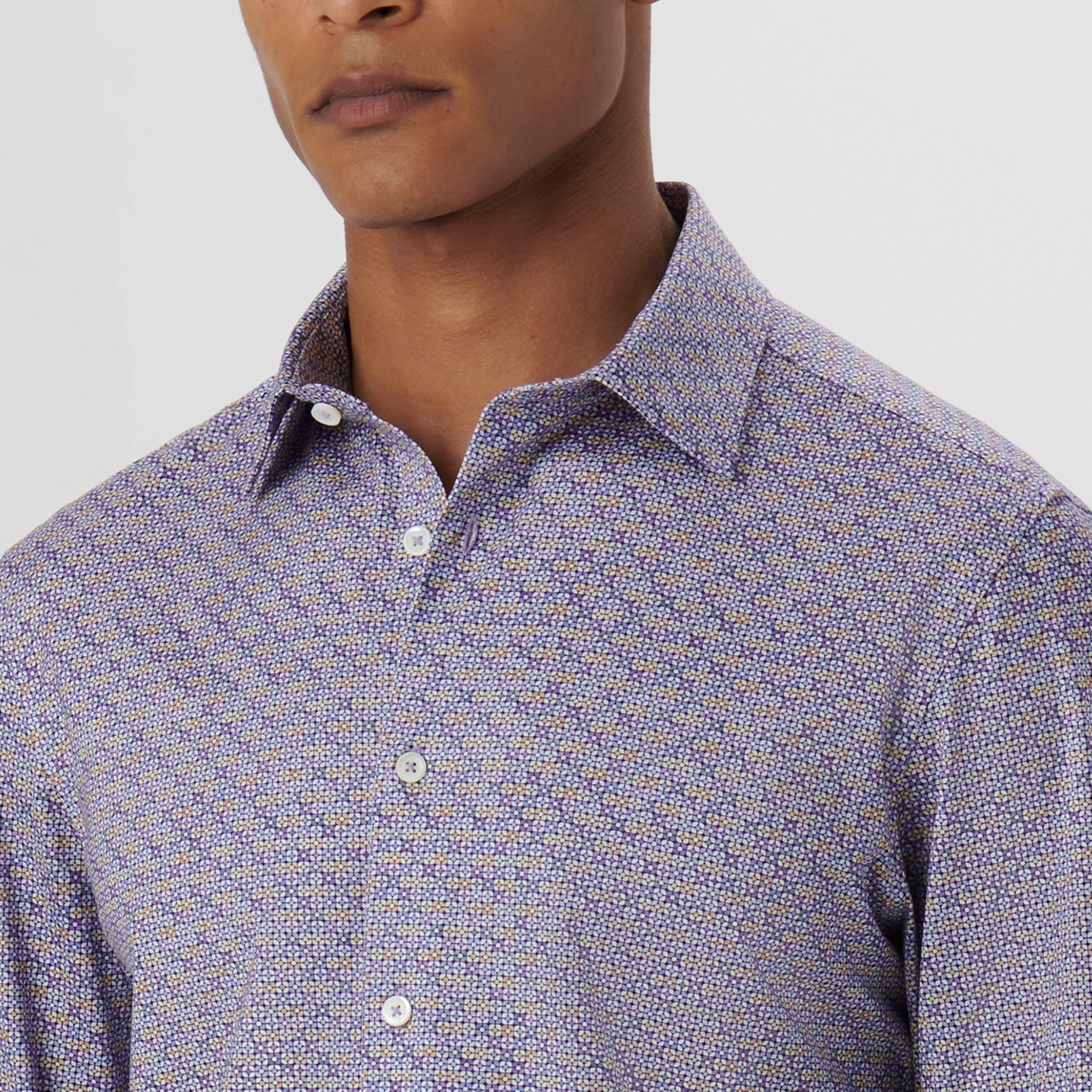 James Mosaic Print OoohCotton Shirt