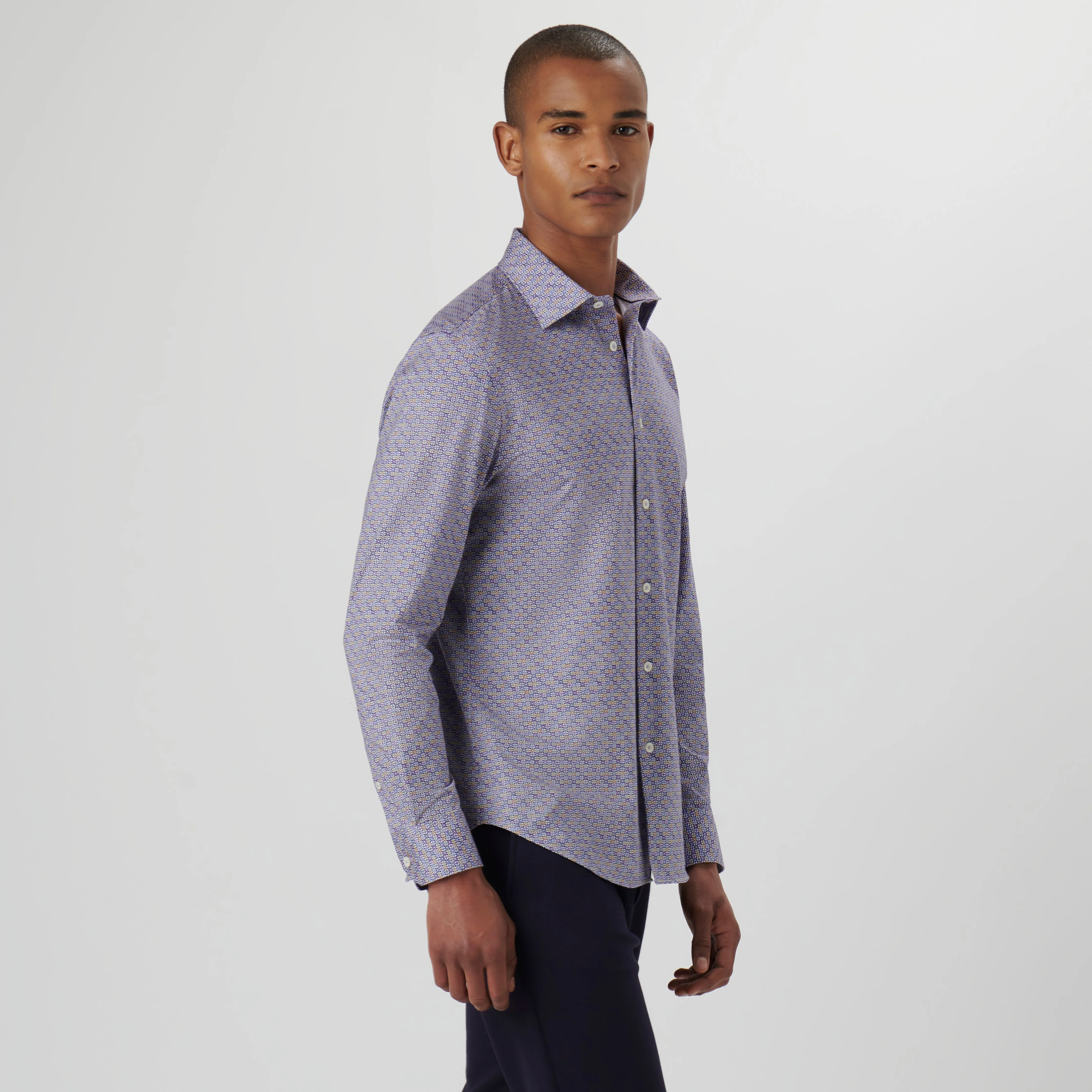 James Mosaic Print OoohCotton Shirt