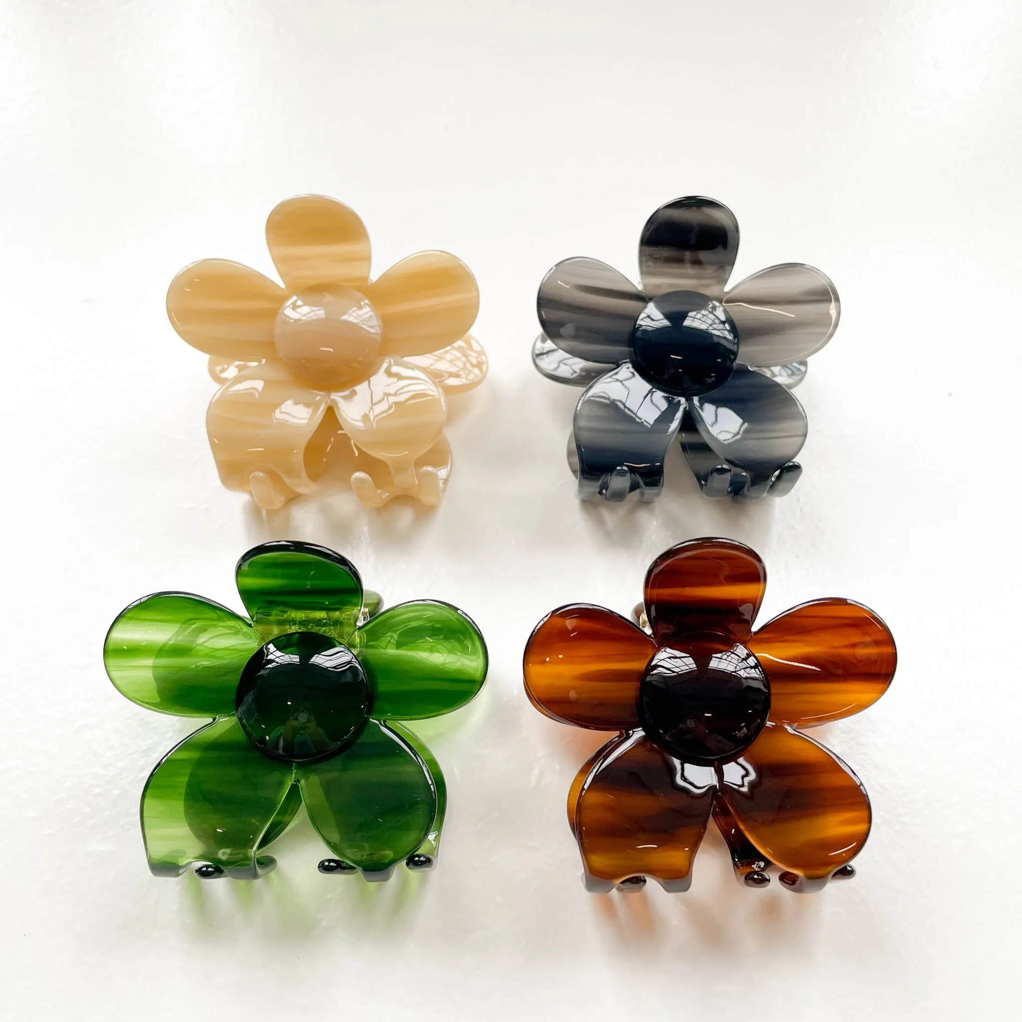 Jasmine Flower Claw Clip