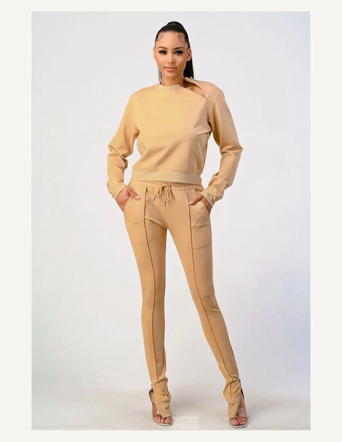 Jessica Zip Jogger Set