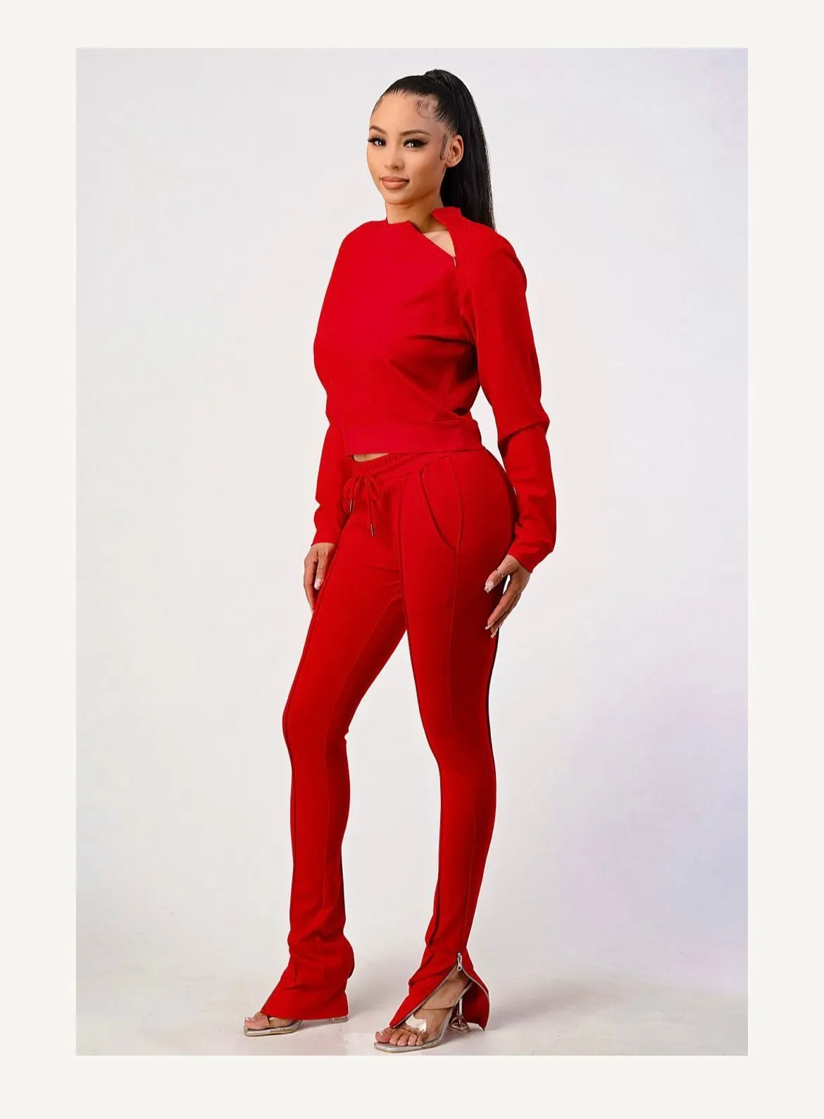 Jessica Zip Jogger Set