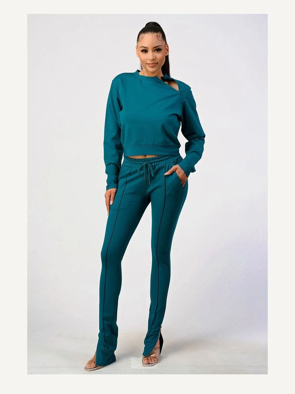 Jessica Zip Jogger Set