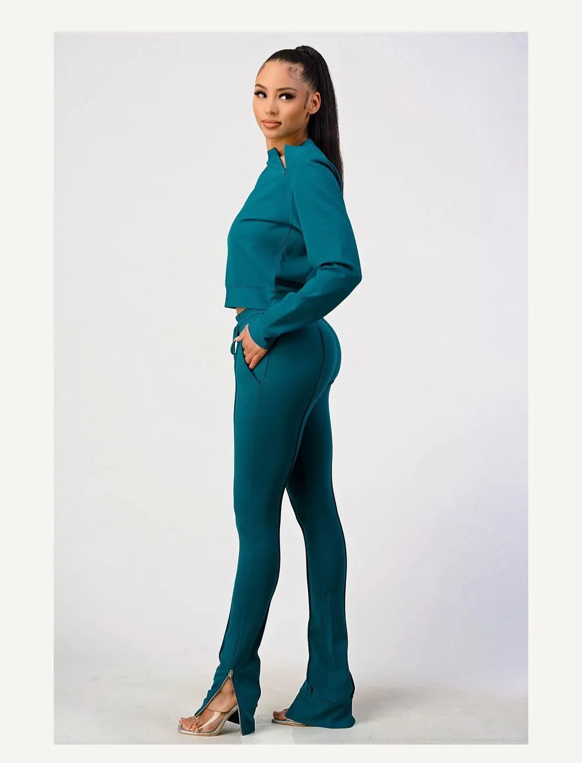 Jessica Zip Jogger Set