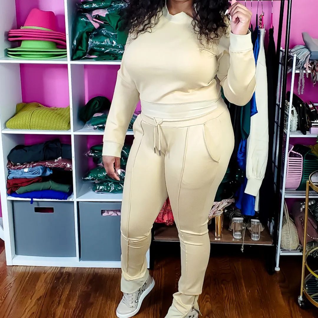Jessica Zip Jogger Set