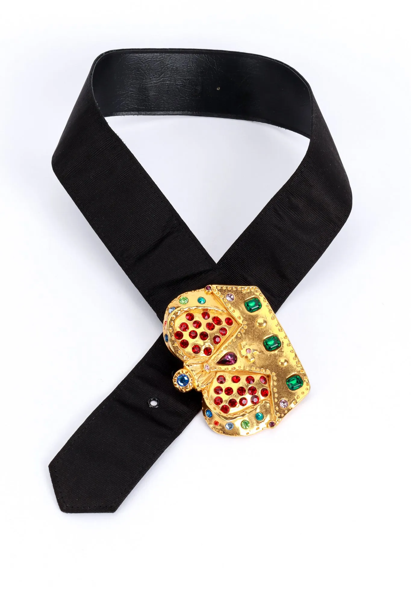 Jeweled Crown Buckle Belt