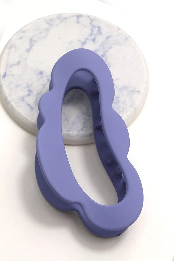 JUMBO MATTE CLOUD OPEN HAIR CLAW CLIPS | 40H786