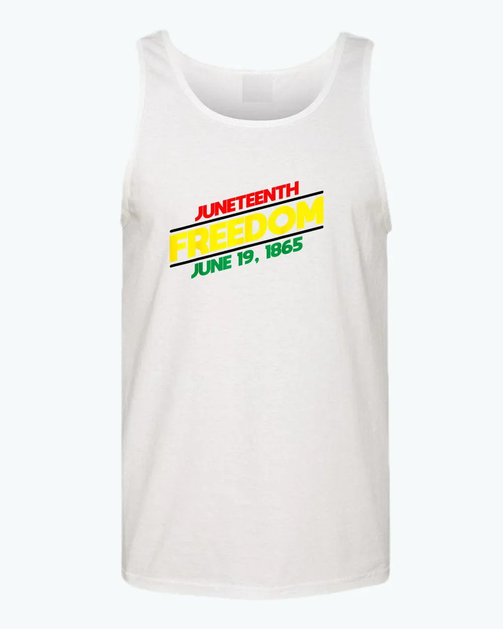 juneteenth freedom tank top dash design