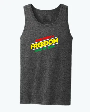 juneteenth freedom tank top dash design