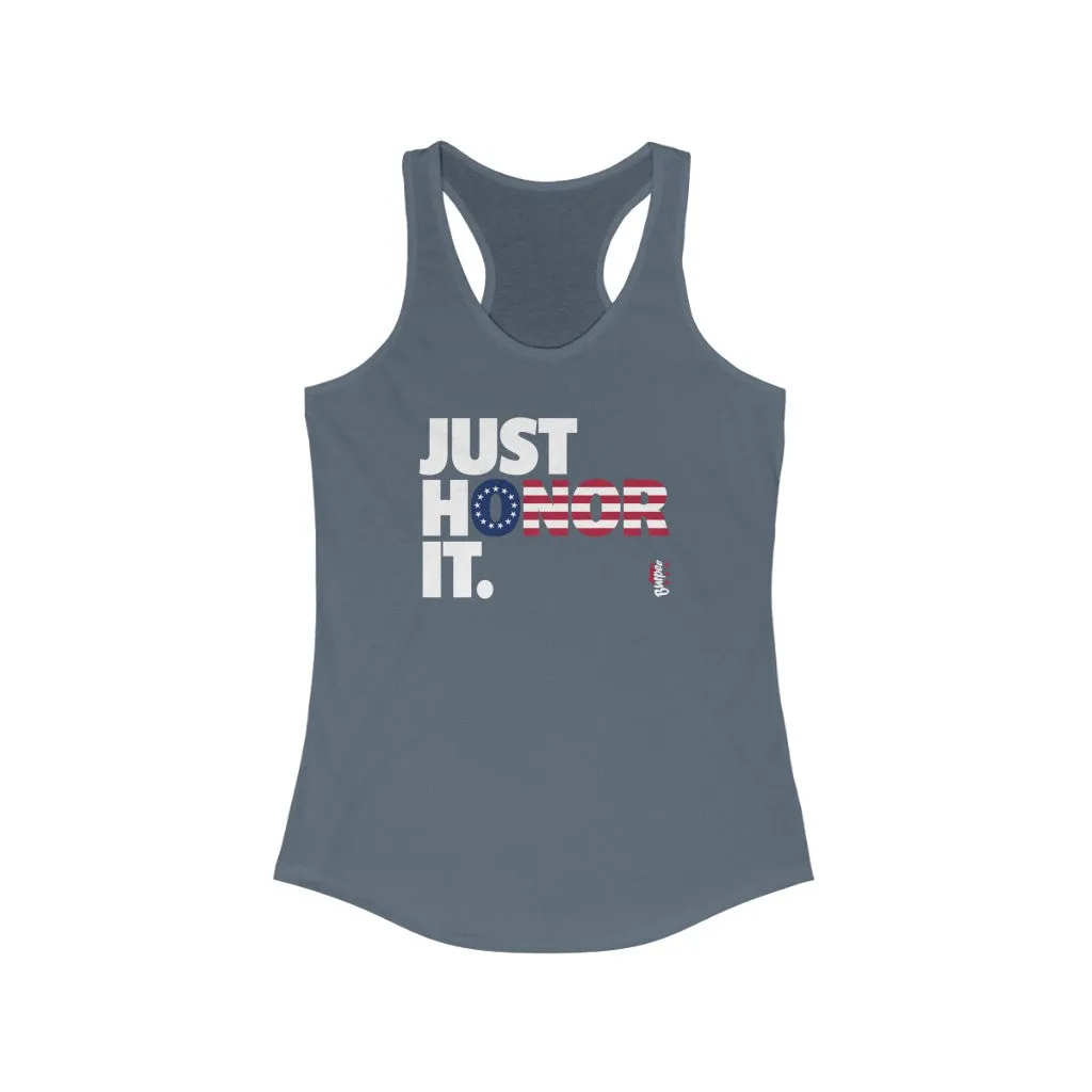Just Honor It (Betsy Ross) - Womens Racerback Tank Tops