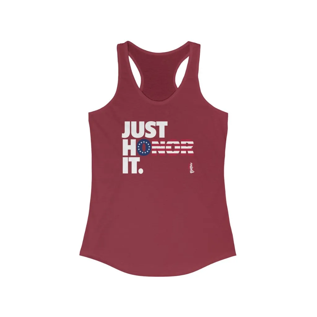 Just Honor It (Betsy Ross) - Womens Racerback Tank Tops