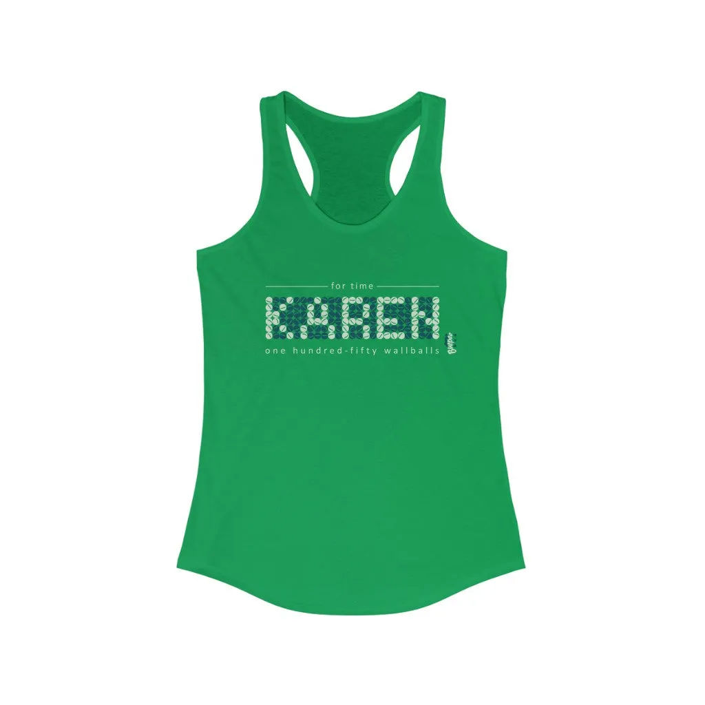 Karen - 150 Wall-balls - Womens Racerback Tank Tops