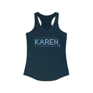 Karen - 150 Wall-balls - Womens Racerback Tank Tops