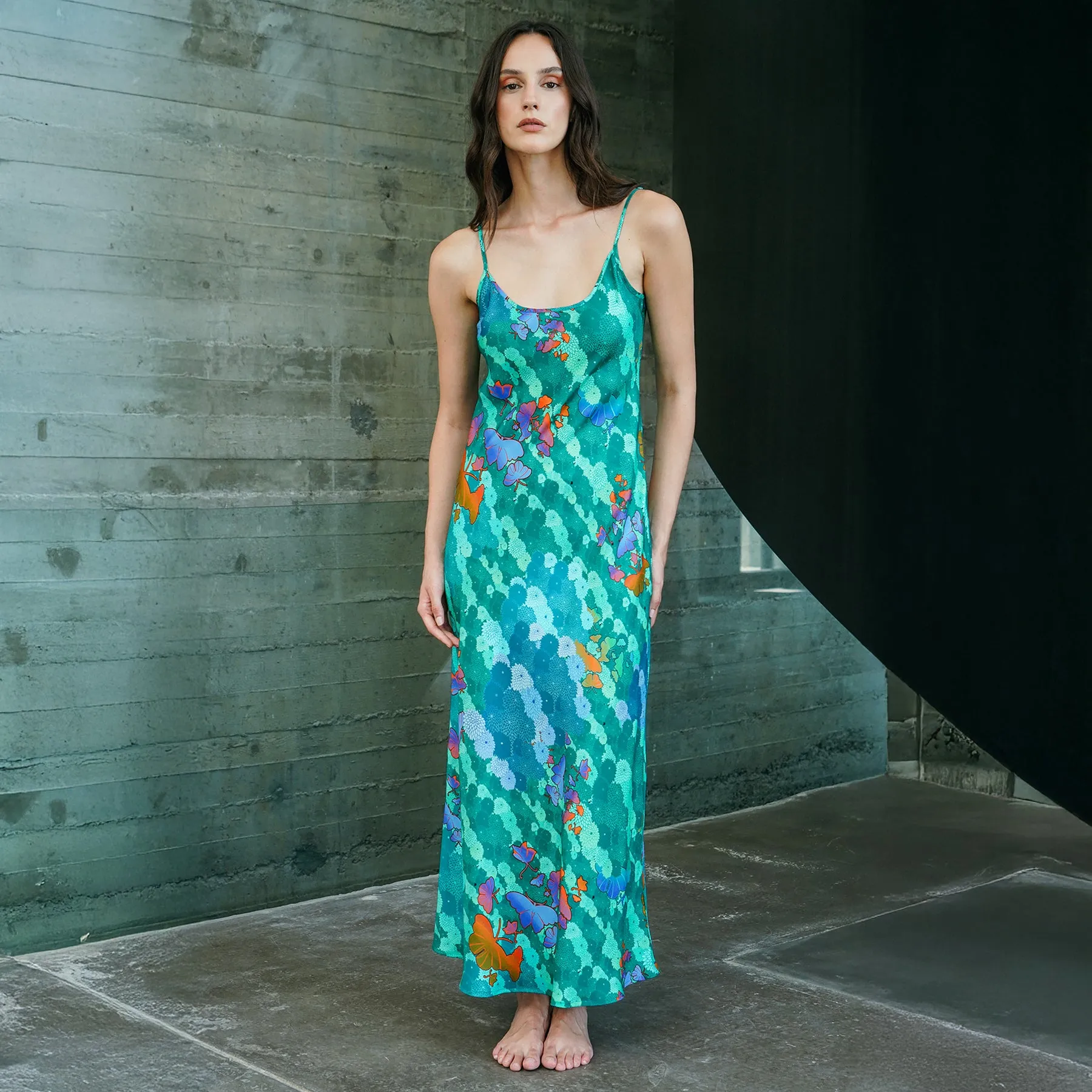 Karma On The Rocks Edo Silk Gown