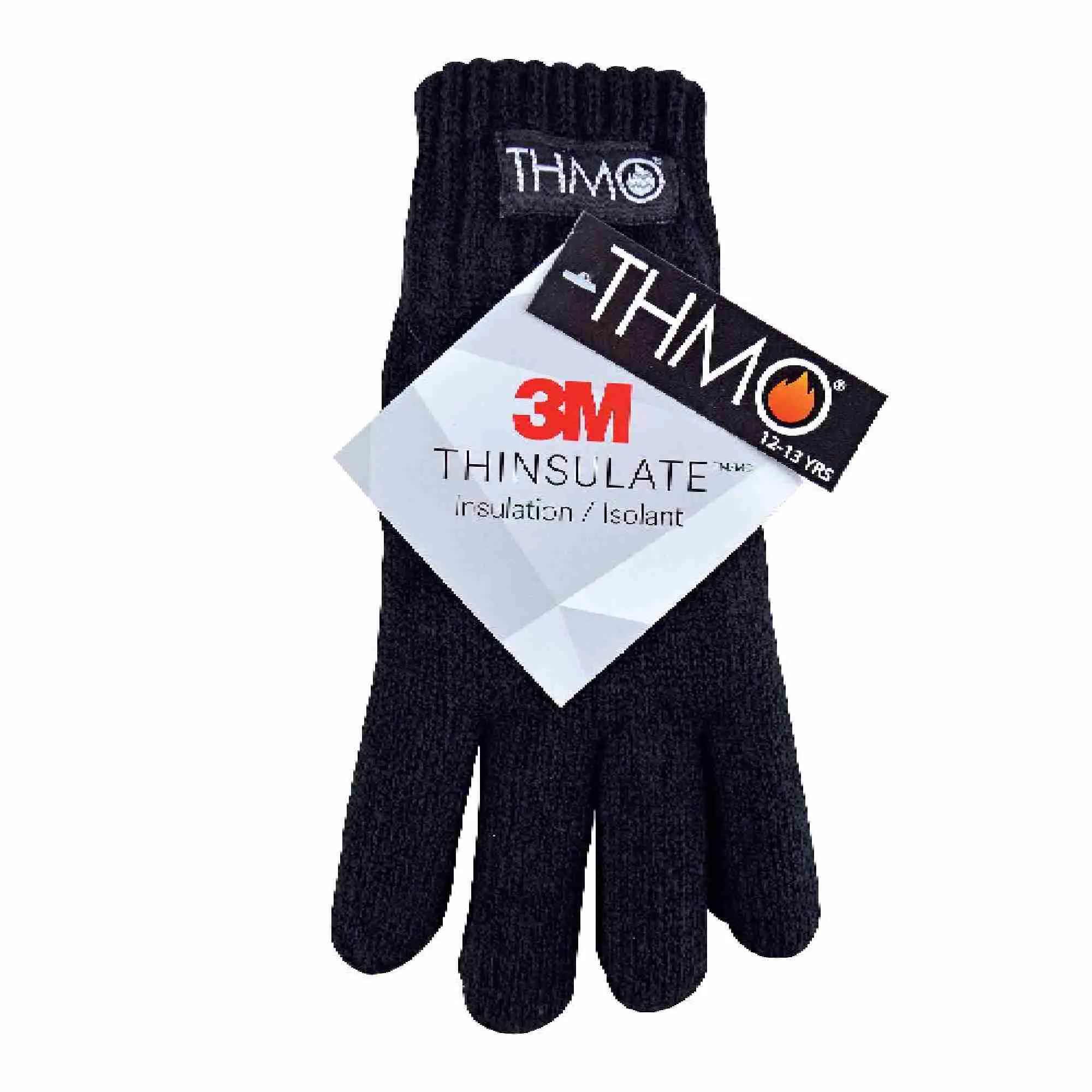 Kids Knitted Thinsulate Lined Thermal Gloves for Winter