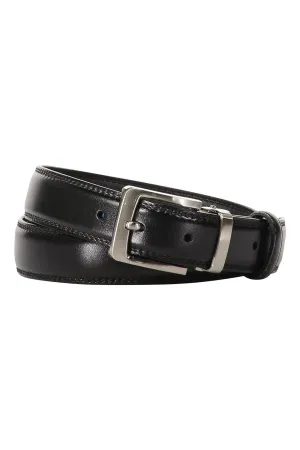 Kid's Solid Stitched Leather Belt
