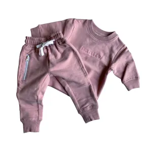 Kids Tracksuit Set for Adorable Comfort! - Pink
