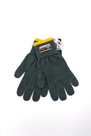 KNIT GLOVE - GREY