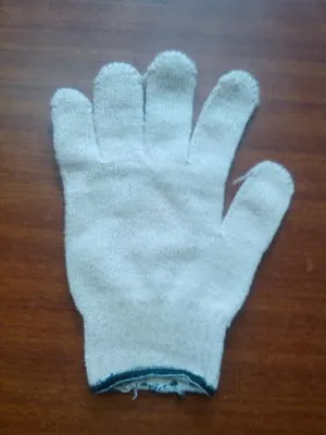 Knitted cotton handgloves