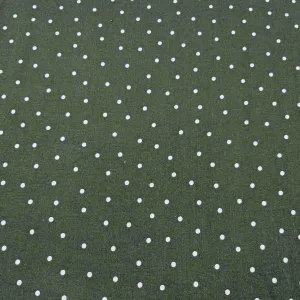 Kokka Linen Cotton Spot, Olive