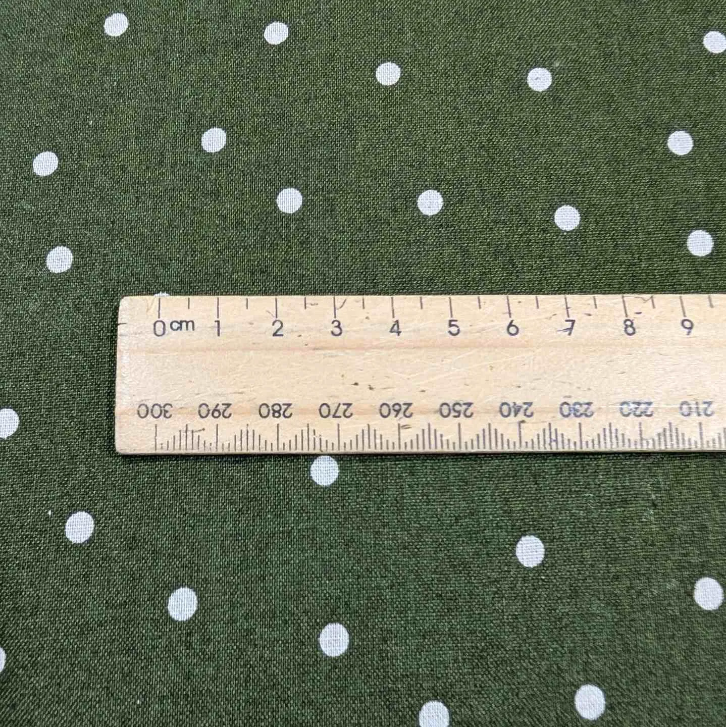 Kokka Linen Cotton Spot, Olive