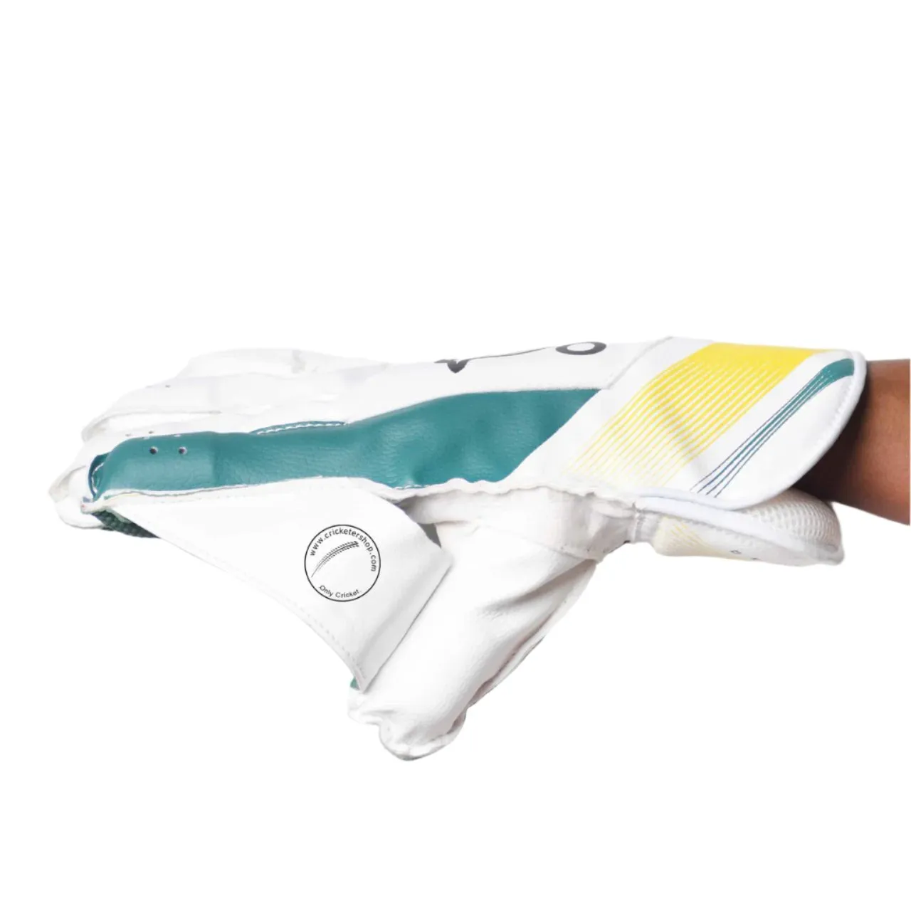 Kookaburra Pro 3.0 Cricket Wicket Keeping Gloves Green Gold