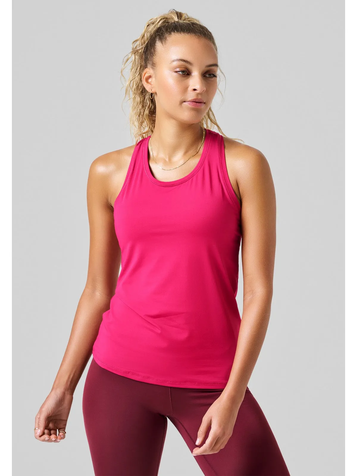 Koszulka CASALL Essential Racerback Tank różowy