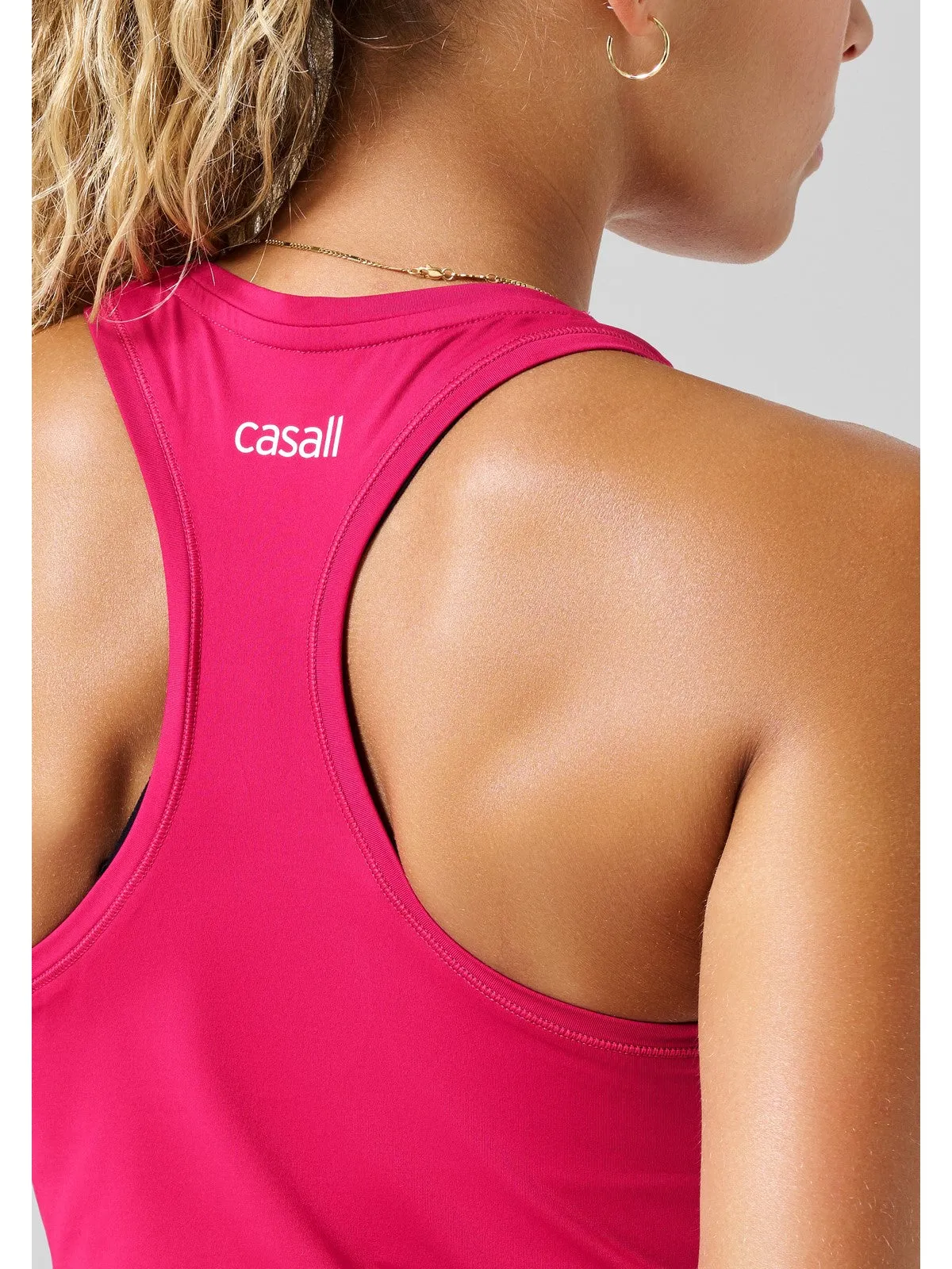 Koszulka CASALL Essential Racerback Tank różowy