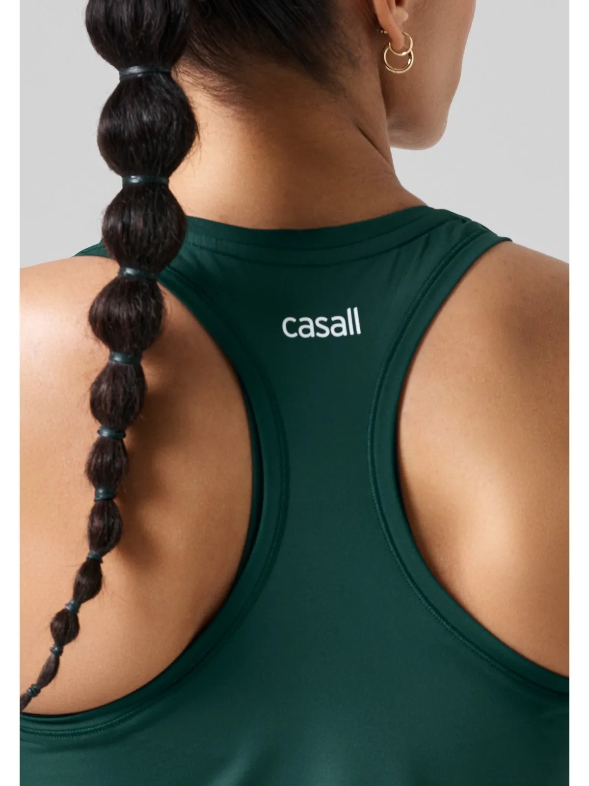 Koszulka CASALL Essential Racerback Tank zielony