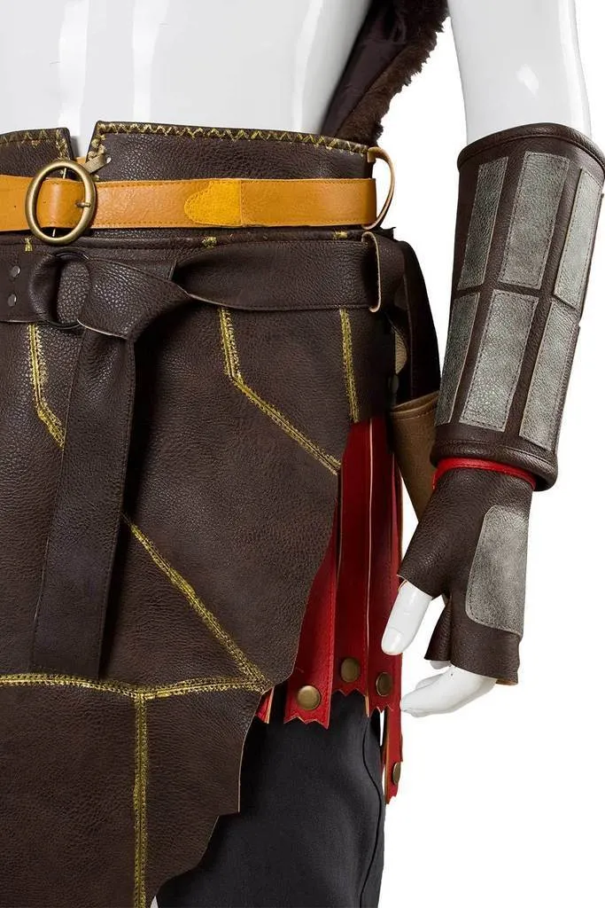 Kratos Nordic Spartan Battle Suit Outfit Halloween Carnival Cosplay Costume