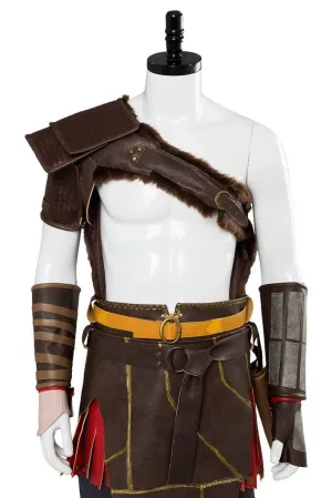 Kratos Nordic Spartan Battle Suit Outfit Halloween Carnival Cosplay Costume