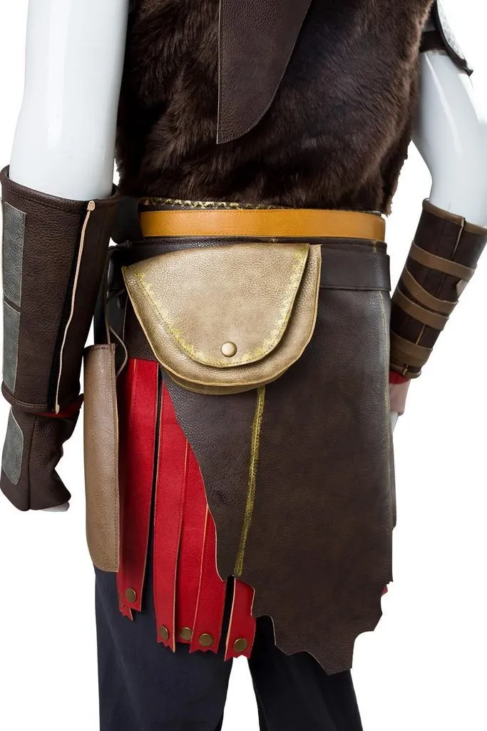Kratos Nordic Spartan Battle Suit Outfit Halloween Carnival Cosplay Costume