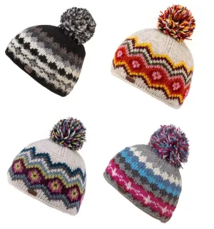 Kusan Multi-Colour Bobble Hat (PK1605/PK1822)